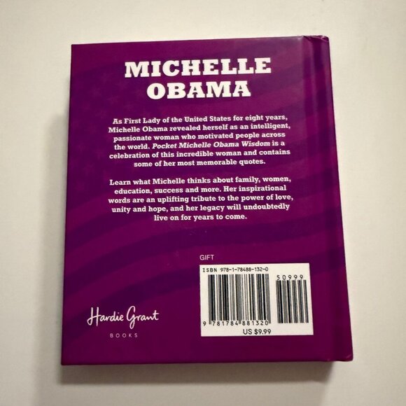 Pocket Michelle Obama Wisdom Wise and Inspirational Words - Picture 3 of 4